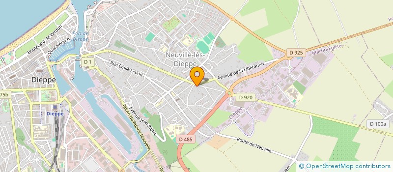 localisation de l'entreprise SOLUTIONS FRANCE ISO  DIEPPE