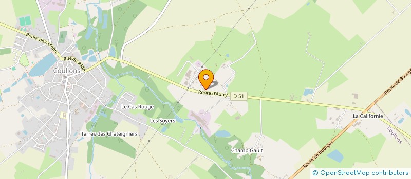 localisation de l'entreprise SOLUTIONS GLOBAL RENOV' à COULLONS