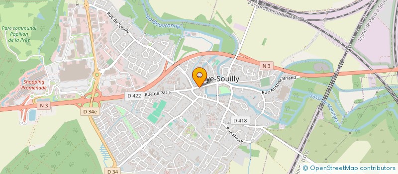 localisation de l'entreprise SOLUTIONS GRAPHIQUES à CLAYE-SOUILLY