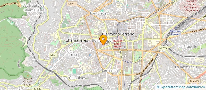 localisation de l'entreprise SOLUTIONS HABITAT RENOVATION à CLERMONT-FERRAND