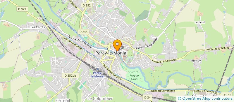 localisation de l'entreprise SOLUTIONS IMMO à PARAY-LE-MONIAL