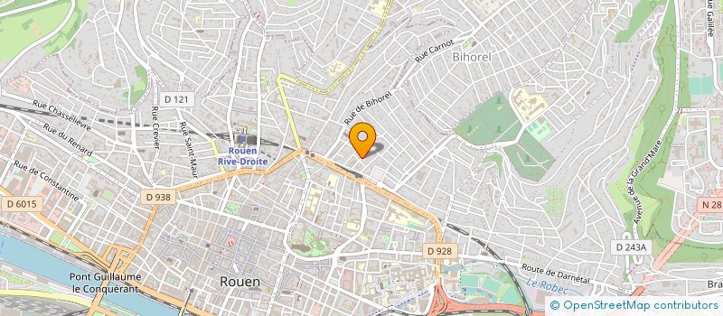 localisation de l'entreprise SOLUTIONS IMMOBILIERES à ROUEN