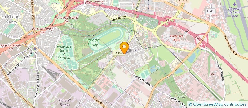 localisation de l'entreprise SOLUTIONS INCENDIE SERVICES  HEYRIEUX