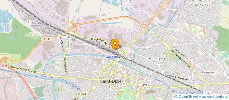 localisation de l'entreprise SOLUTIONS INFORMATIQUES à SAINT-DIZIER