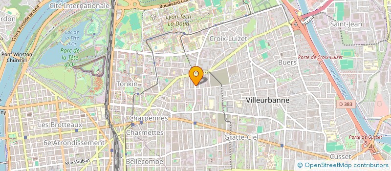 localisation de l'entreprise SOLUTIONS INFORMATIQUES INTEGREES GESTIO à VILLEURBANNE