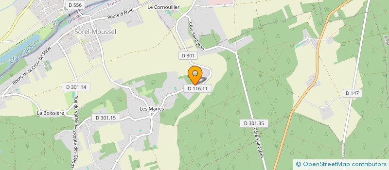 localisation de l'entreprise SOLUTIONS INFORMATIQUES PERSONNALISEES à SOREL-MOUSSEL