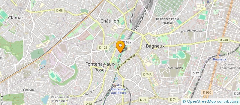 localisation de l'entreprise SOLUTIONS INFORMATIQUES POUR L'EMPLOI à FONTENAY-AUX-ROSES