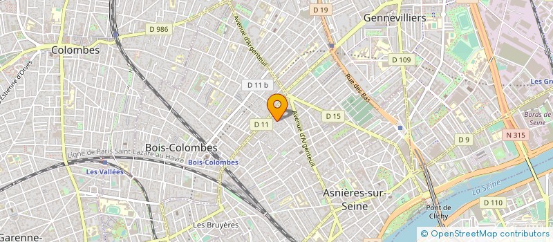 localisation de l'entreprise SOLUTIONS INFORMATIQUES POUR LE SYSTEME INTERACTIF ET LE SYSTEME D'INFORMATION à ASNIERES-SUR-SEINE