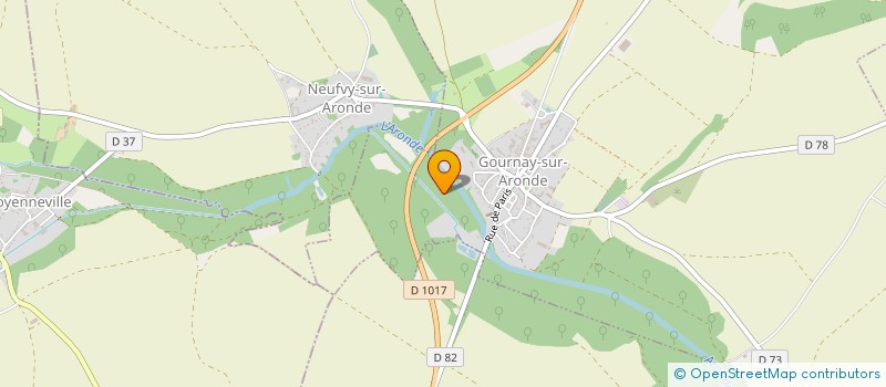 localisation de l'entreprise SOLUTIONS INVEST  GOURNAY-SUR-ARONDE