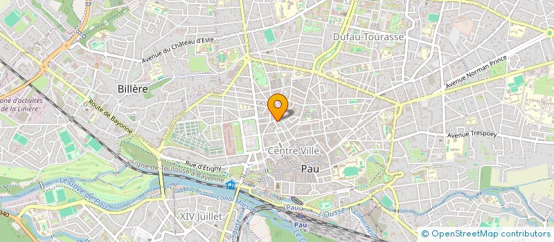 localisation de l'entreprise SOLUTIONS INVEST à PAU