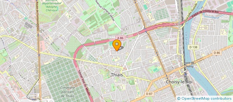 localisation de l'entreprise SOLUTIONS KEY CONTACT à THIAIS