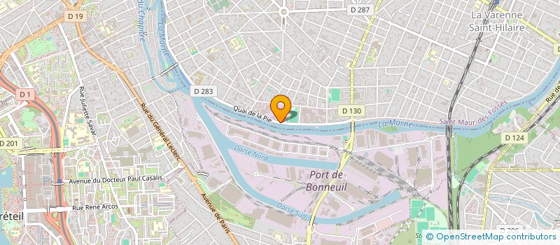 localisation de l'entreprise SOLUTIONS LED POUR PROFESSIONNELS à SAINT-MAUR-DES-FOSSES