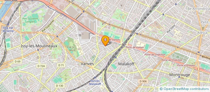 localisation de l'entreprise SOLUTIONS LOGEMENT PARIS ILE DE FRANCE à VANVES
