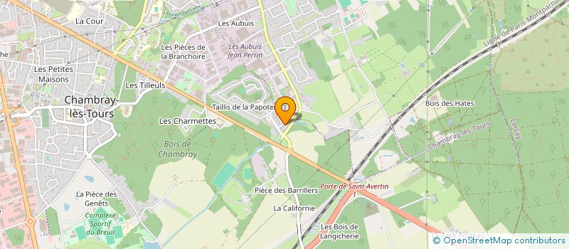 localisation de l'entreprise SOLUTIONS LOGICIELLES à CHAMBRAY-LES-TOURS