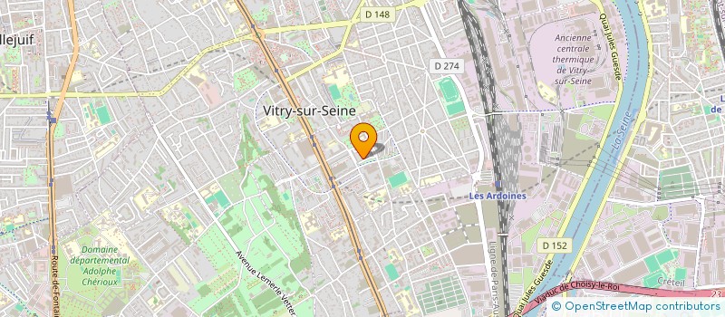 localisation de l'entreprise SOLUTIONS MAINFRAME à VITRY-SUR-SEINE