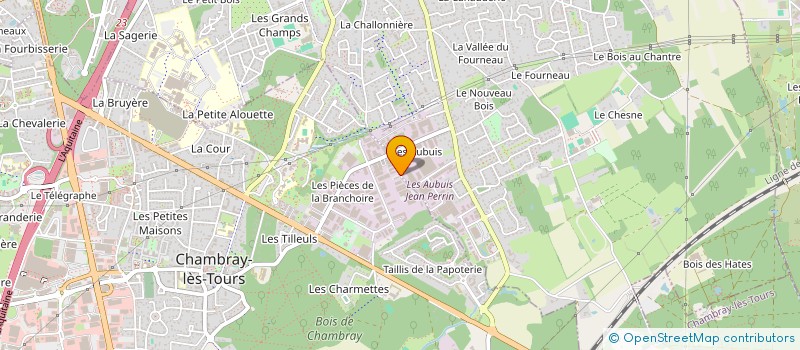 localisation de l'entreprise SOLUTIONS & MAISONS à CHAMBRAY-LES-TOURS