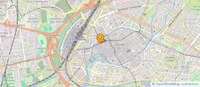 localisation de l'entreprise SOLUTIONS MOBILES 67 à STRASBOURG