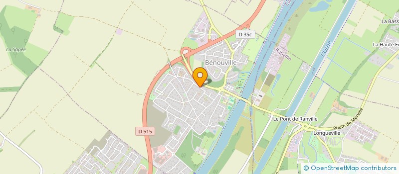 localisation de l'entreprise SOLUTIONS NEGOCES à BENOUVILLE