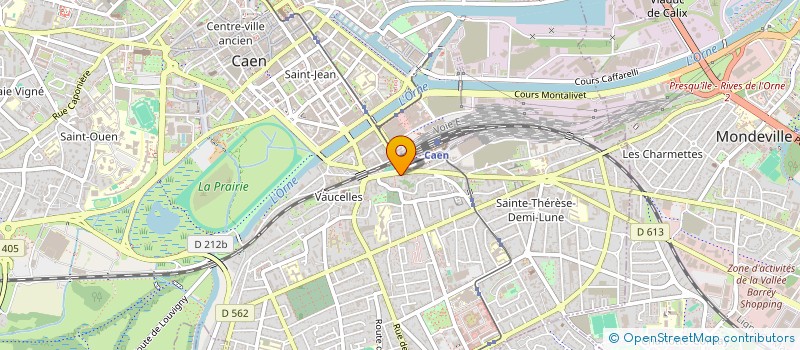 localisation de l'entreprise SOLUTIONS NORMANDES à CAEN