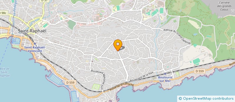 localisation de l'entreprise SOLUTIONS OMBRIERES à SAINT-RAPHAEL