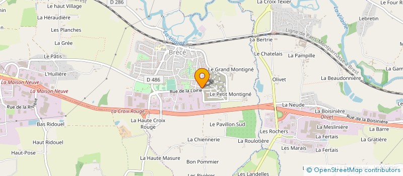 localisation de l'entreprise SOLUTIONS P.B.N  BRECE