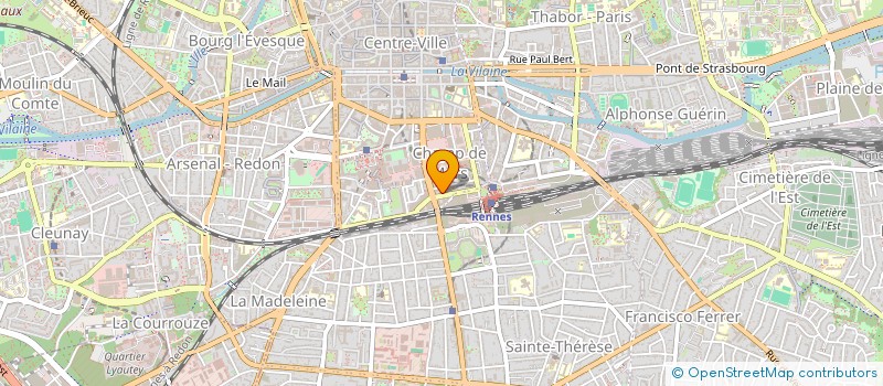 localisation de l'entreprise SOLUTIONS PARTENAIRES à RENNES