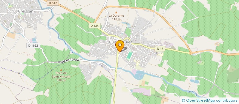 localisation de l'entreprise SOLUTIONS POUR L'AMELIORATION DE L'HABITAT  PUISSERGUIER