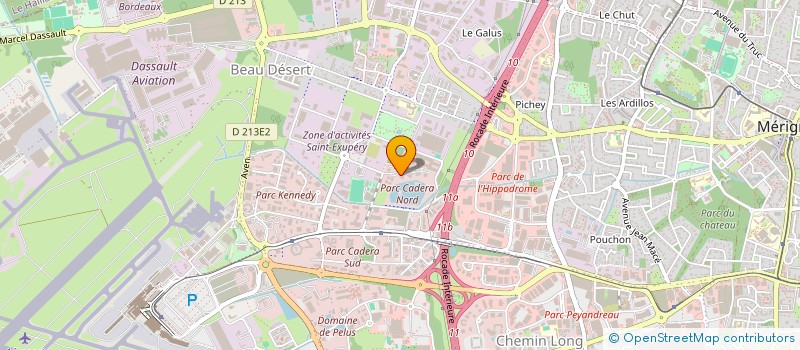 localisation de l'entreprise SOLUTIONS PREVENTIVES  MERIGNAC