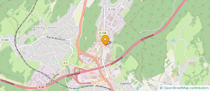 localisation de l'entreprise SOLUTIONS PRO 25  CHATILLON-LE-DUC