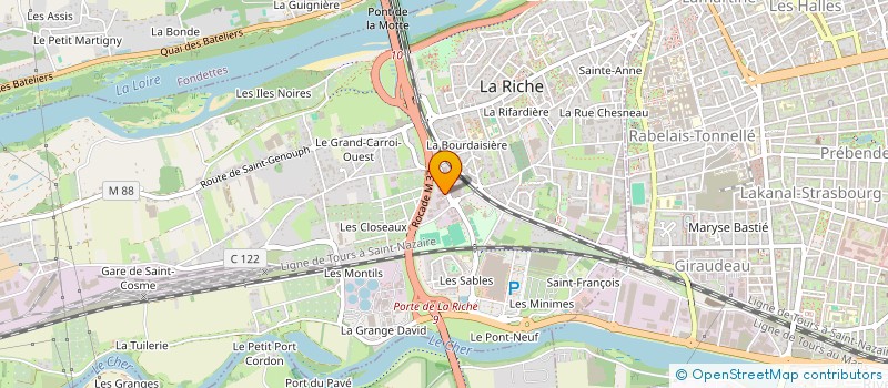 localisation de l'entreprise SOLUTIONS PRO ACADEMY  LA RICHE