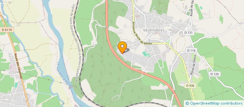 localisation de l'entreprise SOLUTIONS PRO CONSULTING (SPC) à VEZENOBRES