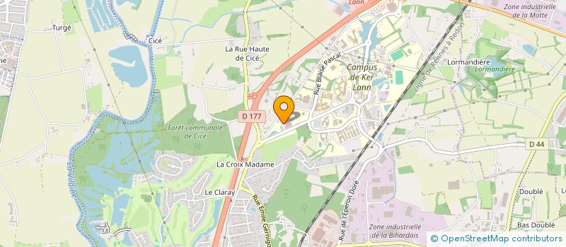 localisation de l'entreprise SOLUTIONS PRODUCTIVES à BRUZ