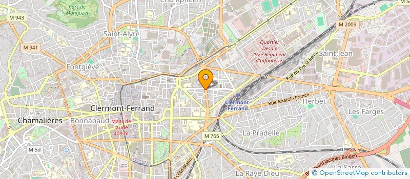 localisation de l'entreprise SOLUTIONS SANTE DIGITALE à CLERMONT-FERRAND