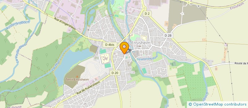 localisation de l'entreprise SOLUTIONS SECRETARIAT 68  ENSISHEIM