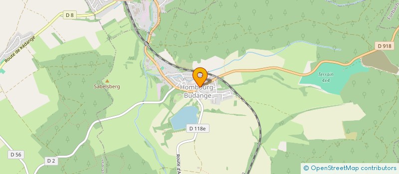 localisation de l'entreprise SOLUTIONS SECRETARIAT  HOMBOURG-BUDANGE