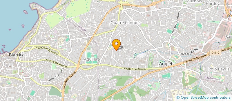 localisation de l'entreprise SOLUTIONS SERVICES A DOMICILE à ANGLET