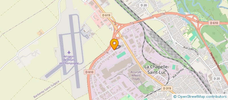 localisation de l'entreprise SOLUTIONS SOLAIRES DE FRANCE à LA CHAPELLE-SAINT-LUC
