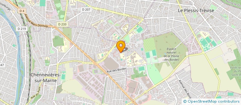 localisation de l'entreprise SOLUTIONS SPEEDEX à CHENNEVIERES-SUR-MARNE