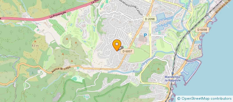 localisation de l'entreprise SOLUTIONS SYSTEMES EN INGENERIE INFORMAT à MANDELIEU-LA-NAPOULE