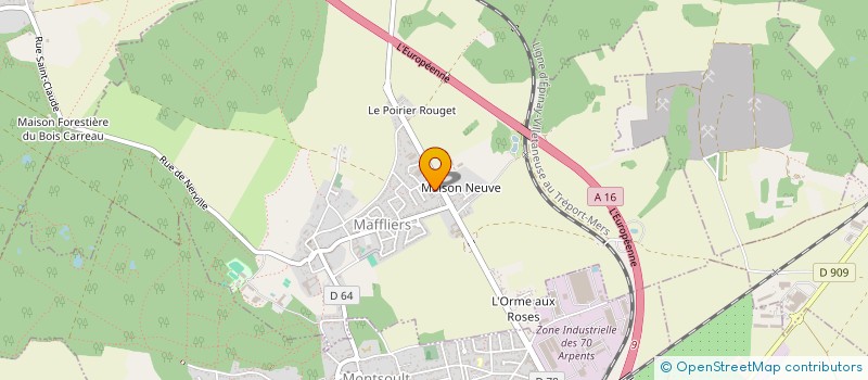 localisation de l'entreprise SOLUTIONS TECHNIQUES  DOMONT