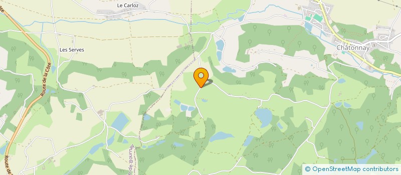 localisation de l'entreprise SOLUTIONS THERMIQUES DAUPHINOISE  CHATONNAY