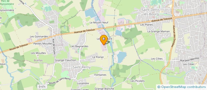 localisation de l'entreprise SOLUTIONS TOITURES à PERONNAS