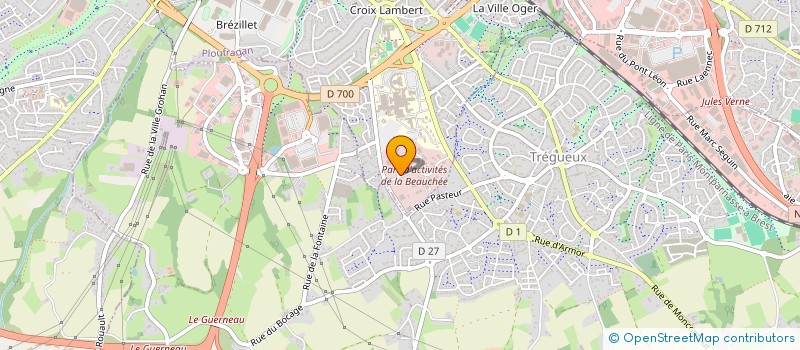 localisation de l'entreprise SOLUTIONS TOITURES D'ARMOR  SAINT-BRIEUC