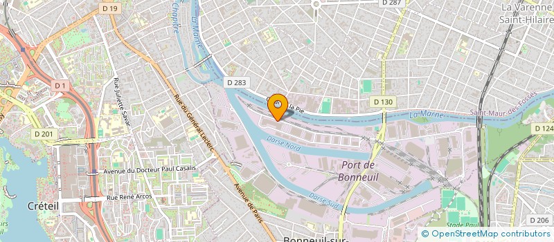 localisation de l'entreprise SOLUTIONS TRANSPORTS à BONNEUIL-SUR-MARNE