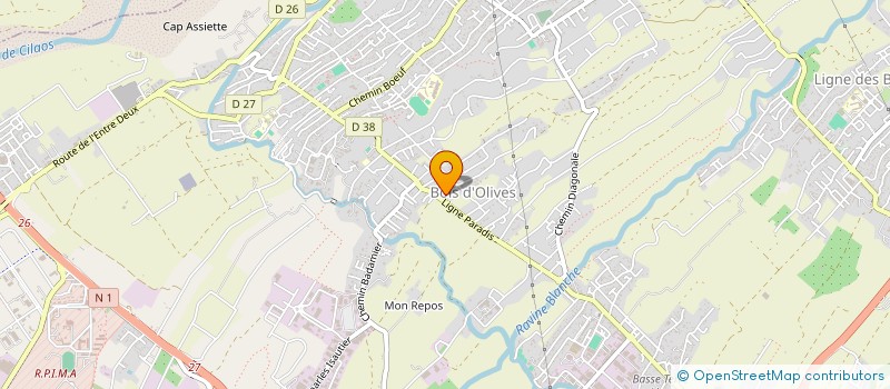 localisation de l'entreprise SOLUTIONS TRAVAUX 974 à SAINT-PIERRE