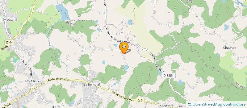 localisation de l'entreprise SOLUTIONS TRAVAUX  FAVARS