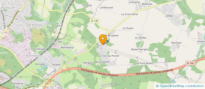 localisation de l'entreprise SOLUTIONS VISUELLES  QUESTEMBERT