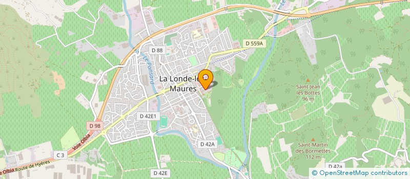 localisation de l'entreprise SOLUTIONS VITRAGES & COVERING  LA LONDE-LES-MAURES