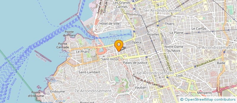 localisation de l'entreprise SOLUTIONS YACHT SERVICES à MARSEILLE 16EME