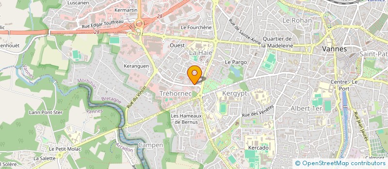 localisation de l'entreprise SOLUTIS EMPLOI à VANNES